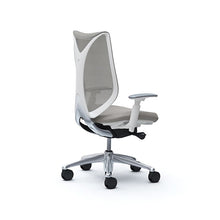 Cargar imagen en el visor de la galería, Silla Ergonómica Sabrina Estructura Blanca Malla Gris