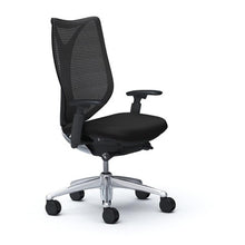 Cargar imagen en el visor de la galería, Silla Ergonómica Sabrina Estructura Negra Malla Negra